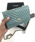 Клатч Сhan**l Chevron Trendy CC WOC Tiffany Blue